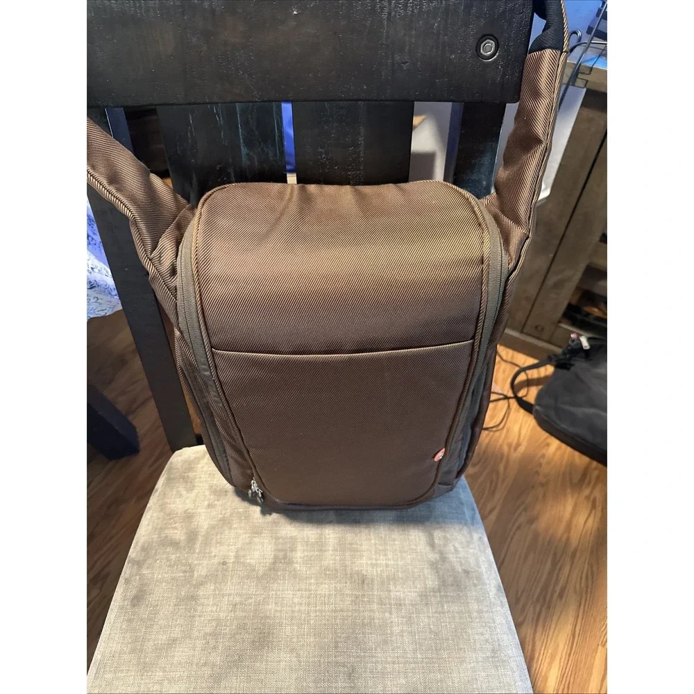 Booq Laptop Bag Brown Ballistic Nylon Messenger Briefcase 17